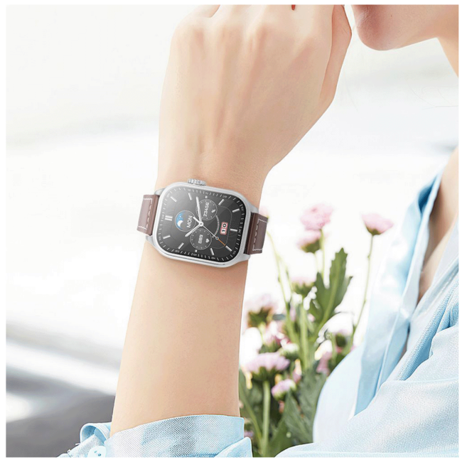 hoco. Pametni sat, 2.03" zaslon, Bluetooth, IP67 - Y17 Silver - Image 4