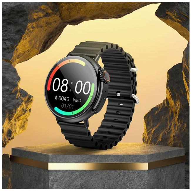 hoco. Pametni sat, 1.52" zaslon, Bluetooth - Y18 Black - Image 4