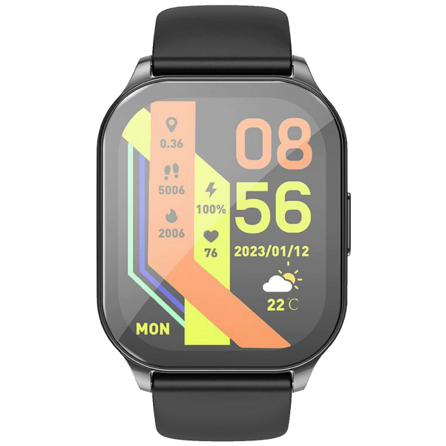 hoco. Pametni sat, 1.96", AMOLED zaslon, Bluetooth, IP68 - Y19 Metal Gray - Image 2