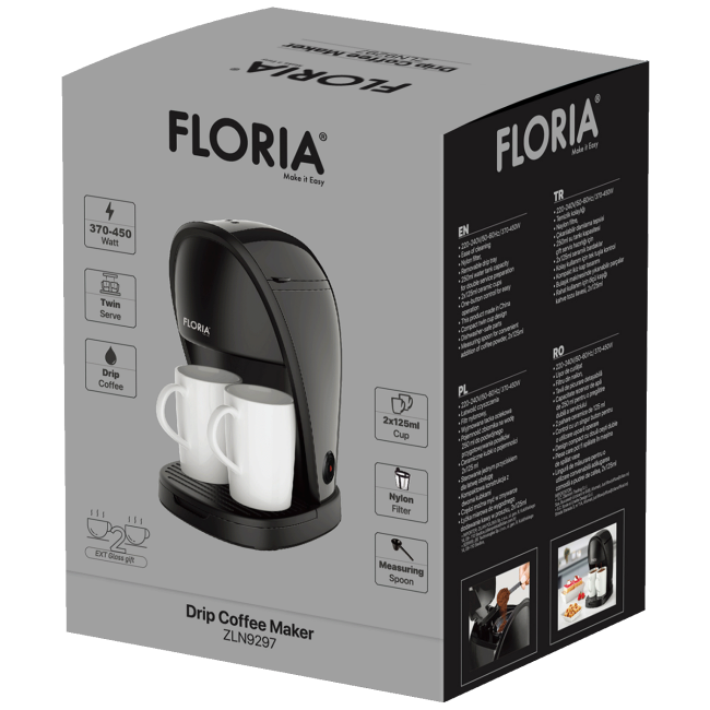 Floria Aparat za kafu, 370-450W - ZLN9297 - Image 3