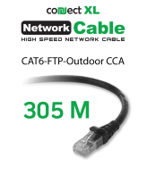 Connect XL Mrežni FTP kabl, CAT6, CCA, Outdoor - Cat6 FTP Outdoor CCA (black)