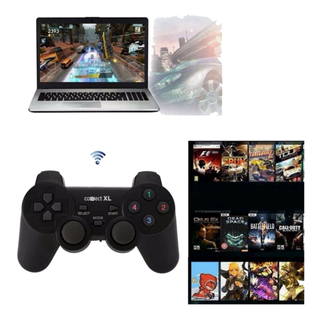 Connect XL Gamepad wireless, 5u1, PC i PS1/2/3,  2,4GHz, 10met - CXL-WG500 - Image 5