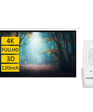 Overmax Platno za projektor sa motorom, 120", 266 x 149 cm - OV-Automatic Screen 120