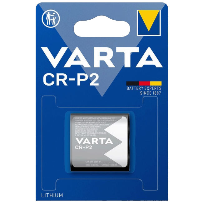 Varta Baterija litijska, Photocell, CRP2, DL223A, 6V - CR-P2 B1