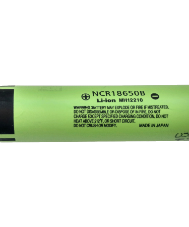 Panasonic Baterija akumulatorska, 18650B, 3.7V, 6.8A, 3400mAh - PA18650-B