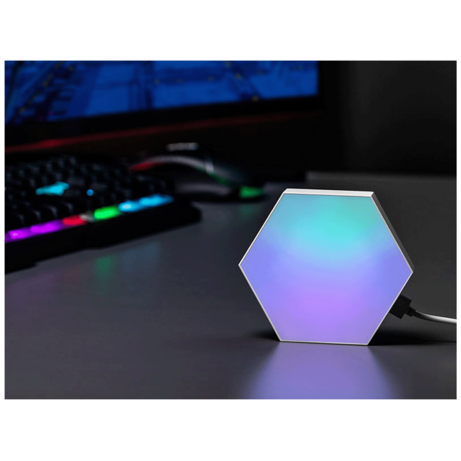 Tracer Pametna RGB svjetiljka, hexagon, set - Smart Hexagon RGB lamps - Image 5