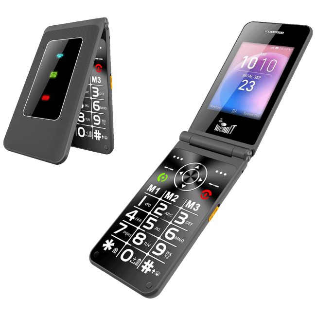 MeanIT Telefon mobilni , 2.8" zaslon, velike "M" tipke - FLIP XXL - Image 3