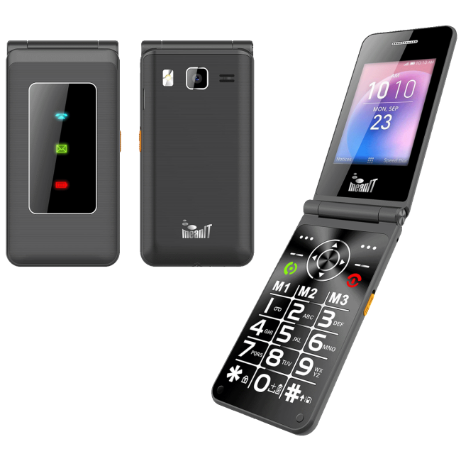 MeanIT Telefon mobilni , 2.8" zaslon, velike "M" tipke - FLIP XXL - Image 4
