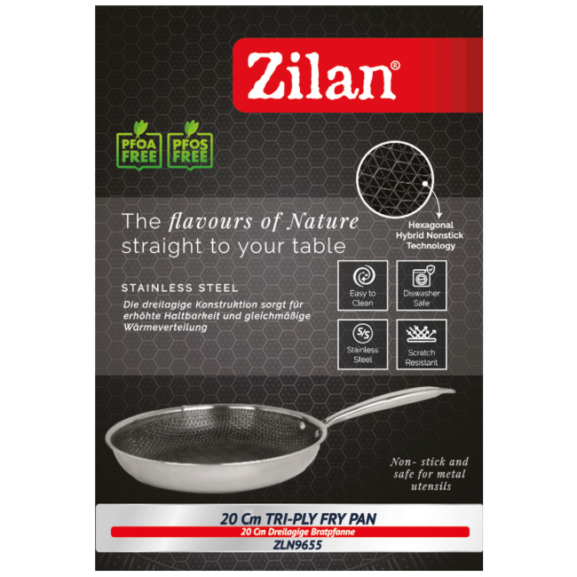 Zilan Tava, 20 cm, troslojno posuđe - ZLN9655 - Image 3