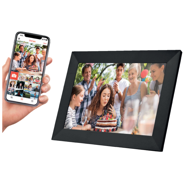 IRRADIO Digitalni foto okvir 10", IPS touch panel, WiFi - DPF-IR10B - Image 3