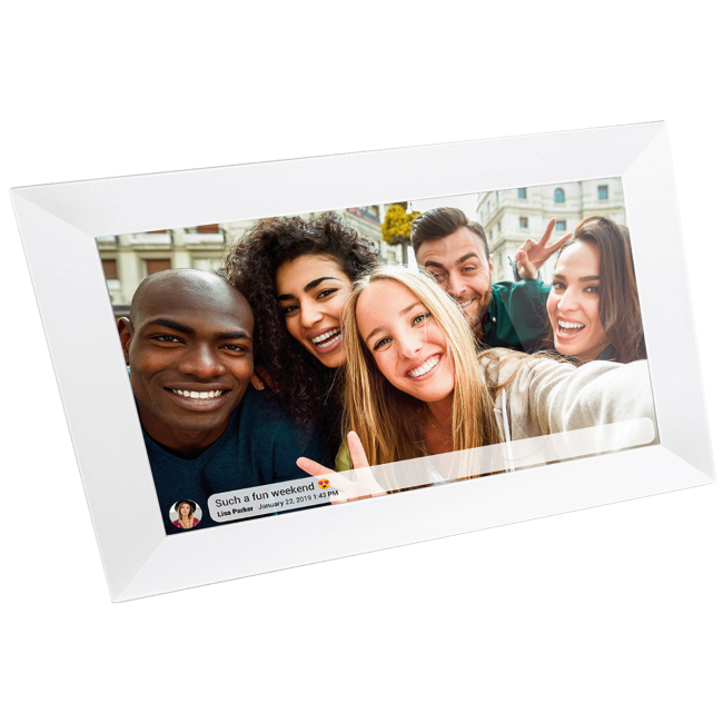 IRRADIO Digitalni foto okvir 10", IPS touch panel, WiFi - DPF-IR10W