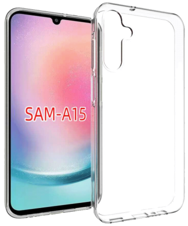 NN-Su Maska za Samsung A15, Transparent - Galaxy A15 TPU Phone Case