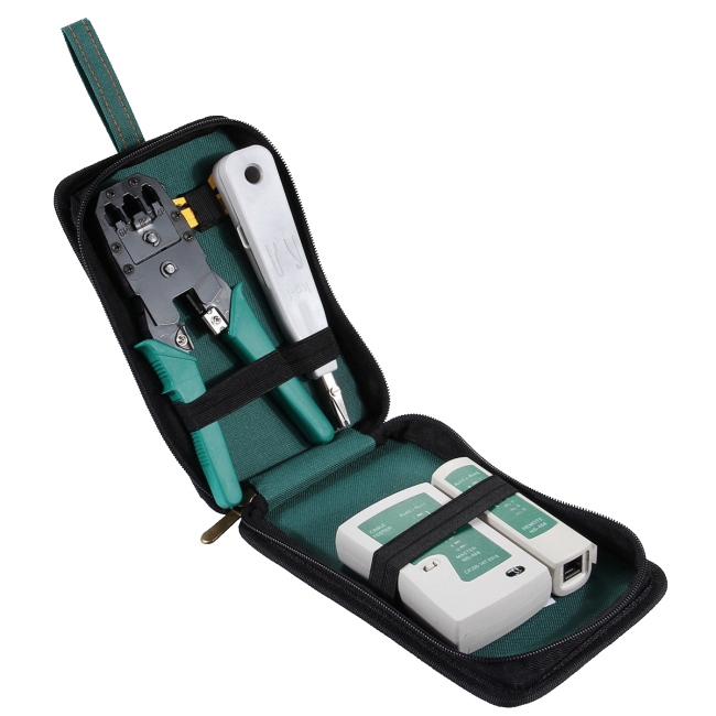NN-Su Alat za motažu LAN i telefonskih konektora, set - 5in1 RJ45/RJ11/Cat5/Cat6 Tools