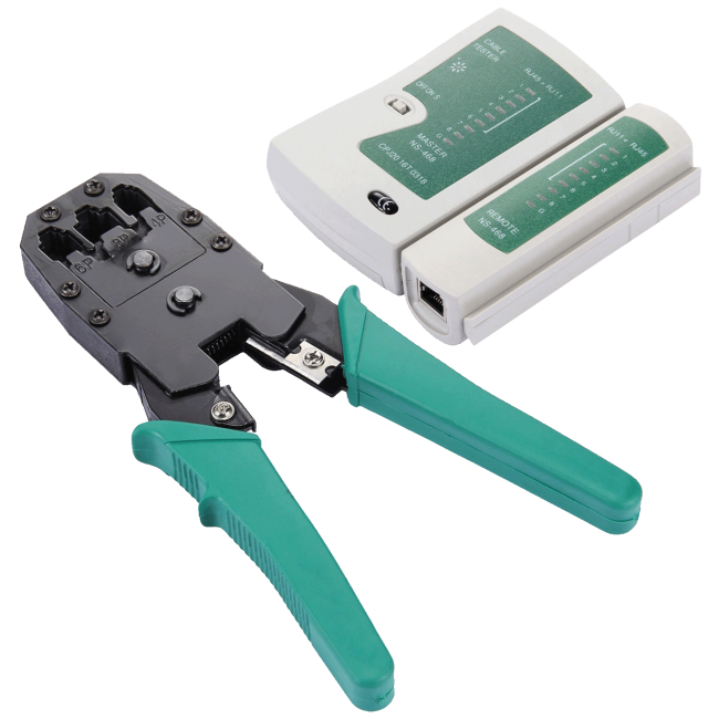 NN-Su Alat za motažu LAN i telefonskih konektora, set - 5in1 RJ45/RJ11/Cat5/Cat6 Tools - Image 3