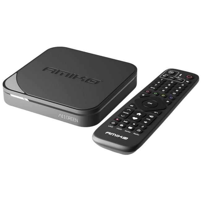 Amiko Prijemnik IPTV, Android OS , 2/16GB, 4K, WiFi, Bluetooth - A11 GREEN - Image 2