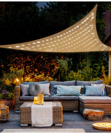 home Tenda sa solarnim panelom, 140 LED, 8 programa - MXNV3