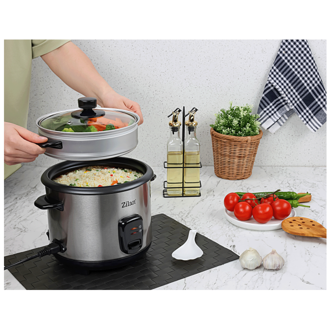 Zilan Lonac za kuhanje riže i sl. na pari, 2u1, 500W - ZLN9570 - Image 7