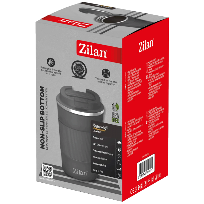 Zilan Termos boca, 380 ml, siva - ZLN9879 - Image 2