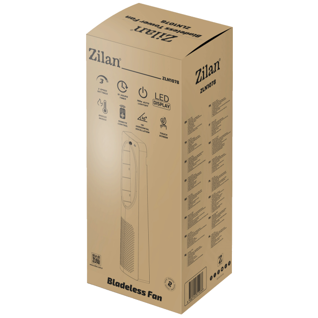 Zilan Ventilator stupni, 50W, LED zaslon, 45° oscilacija - ZLN1078 - Image 2