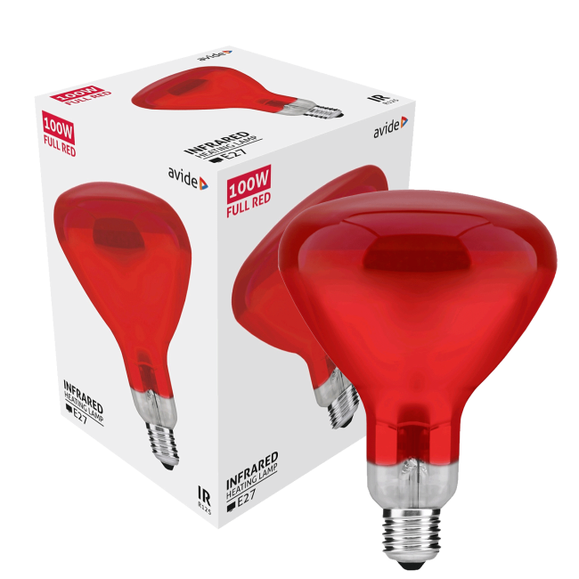 Avide Sijalica, 100W, E27, Full Red, IP20 - ASIR27-100W-FR