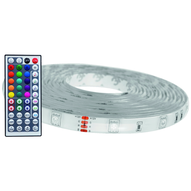 Avide LED traka sa daljinskim upravljačem,RGB,16W,12V,5 met.,WiFi - ALSB5050RGBTUYA44-5M
