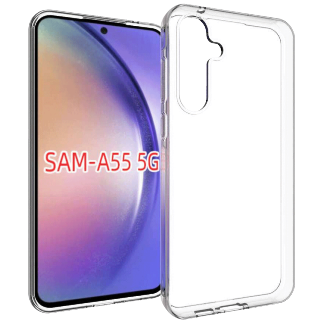 NN-Su Maska za Samsung A55 5G, Transparent - Galaxy A55 5G TPU Phone Case