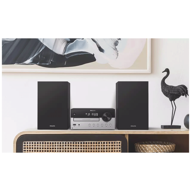 Philips Mini linija, FM radio, CD-R/RW,  MP3, USB, Sat/Alarm, 60W - TAM4205/12 - Image 4