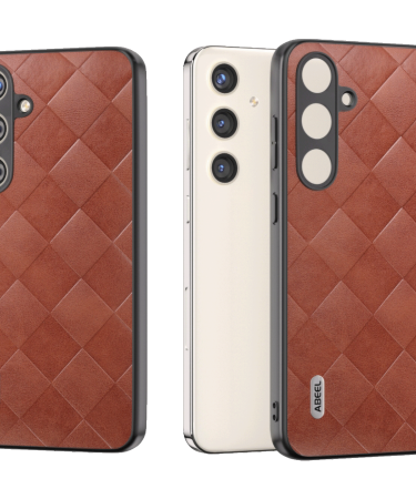 NN-Su Maska za Samsung S24+, TPU + PC + PU koža - Galaxy S24+ PU Phone Case(Brown)