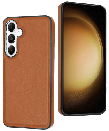 NN-Su Maska za Samsung S24+, koža, braon - Galaxy S24+ Leather Case(Brown)