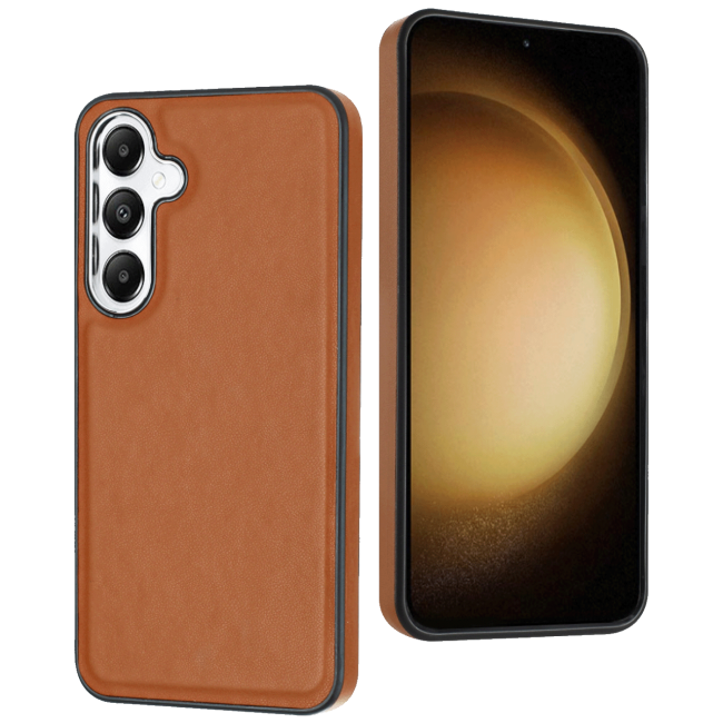 NN-Su Maska za Samsung S24+, koža, braon - Galaxy S24+ Leather Case(Brown)