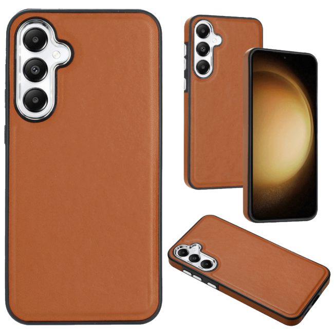 NN-Su Maska za Samsung S24+, koža, braon - Galaxy S24+ Leather Case(Brown) - Image 2