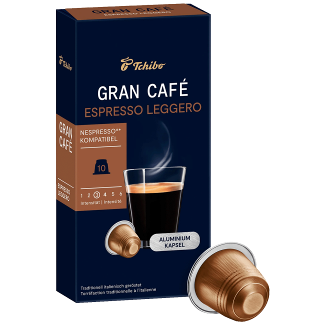 Tchibo Kapsule Espresso Leggero za Nespresso aparate, 10/1 - Espresso Leggero 10/1