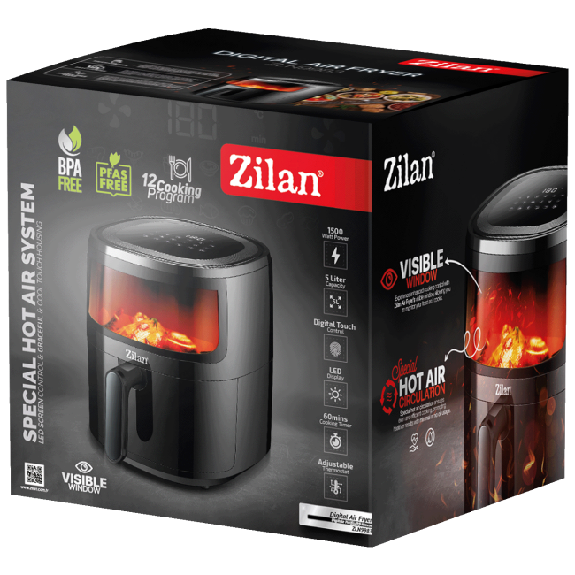 Zilan Friteza na vrući zrak, 1500 W, zapremina posude 5 lit. - ZLN9983 - Image 4