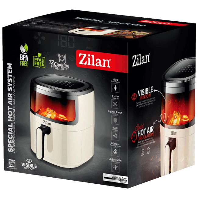 Zilan Friteza na vrući zrak, 1500 W, zapremina posude 5 lit. - ZLN9984 - Image 2