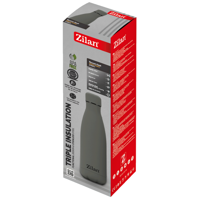 Zilan Termos boca, 500 ml, siva - ZLN0822 - Image 2