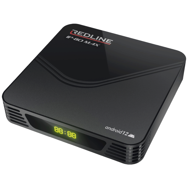 REDLINE Prijemnik IPTV@Android, 4K, 4 / 32 GB, USB, WiFi - IP-80 Max