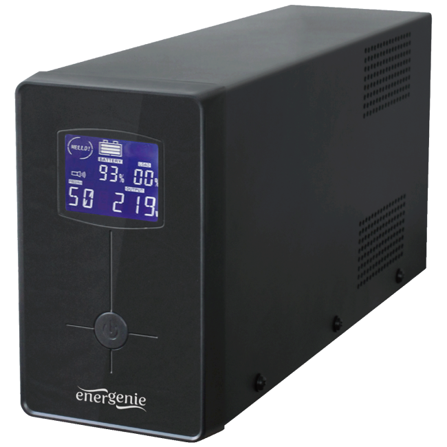 Gembird UPS/ Izvor neprekidnog napajanja, 650VA, LCD display - EG-UPS-031