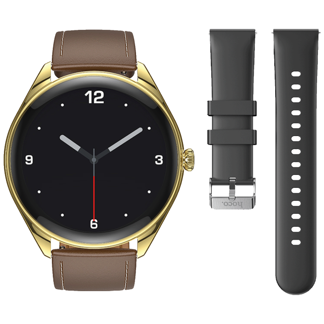 hoco. Pametni sat, 1.43" AMOLED, Bluetooth, IP67 - Y22 Champagne gold - Image 2