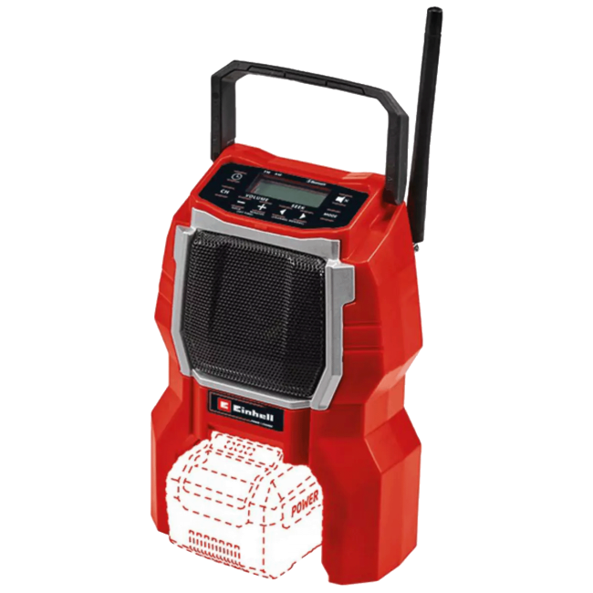 Einhell Akumulatorski radio, bežični, AM/FM, Bluetooth - TC-RA 18 Li BT - Solo