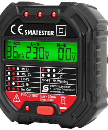 SMA Tester utičnica, LED indikator, Voltmetar - SMATESTER