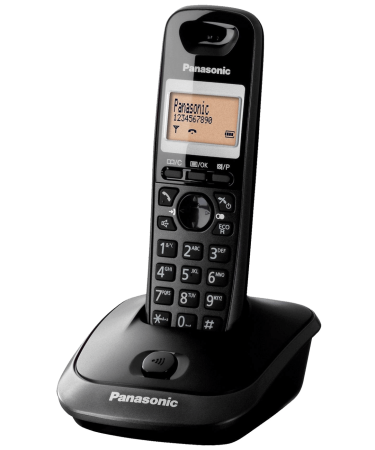 Panasonic Telefon bežični, DECT/GAP , 1.4" display, crna boja - KX-TG2511FXT