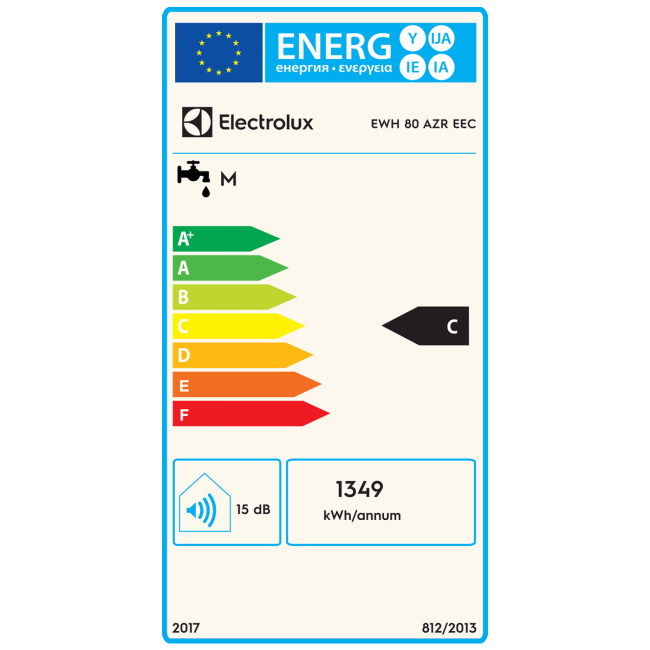 Electrolux Bojler 80 l. X-Heat suhi grijač, 2 kW, IPX4 - EWH 80 AZR EEC - Image 4