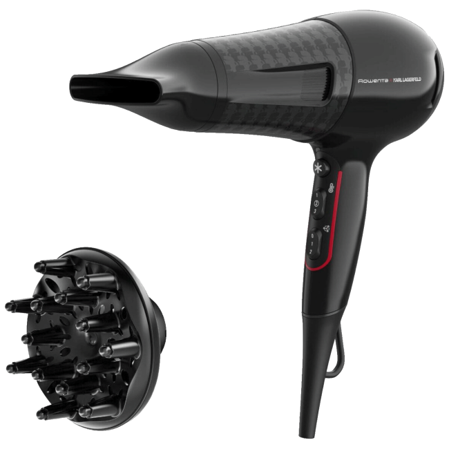 Rowenta Fen za kosu, 2100W, Rowenta x Karl Lagerfeld  Powerline - CV591LF0
