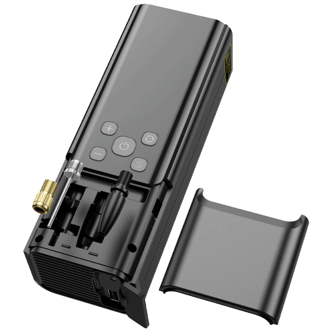hoco. Pametni kompresor, 5000 mAh, LED zaslon, USB type C - ZP7 Maddy - Image 4