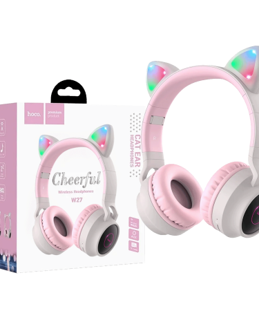 hoco. Slušalice bežične, Bluetooth - W27 Cat Ear Gray