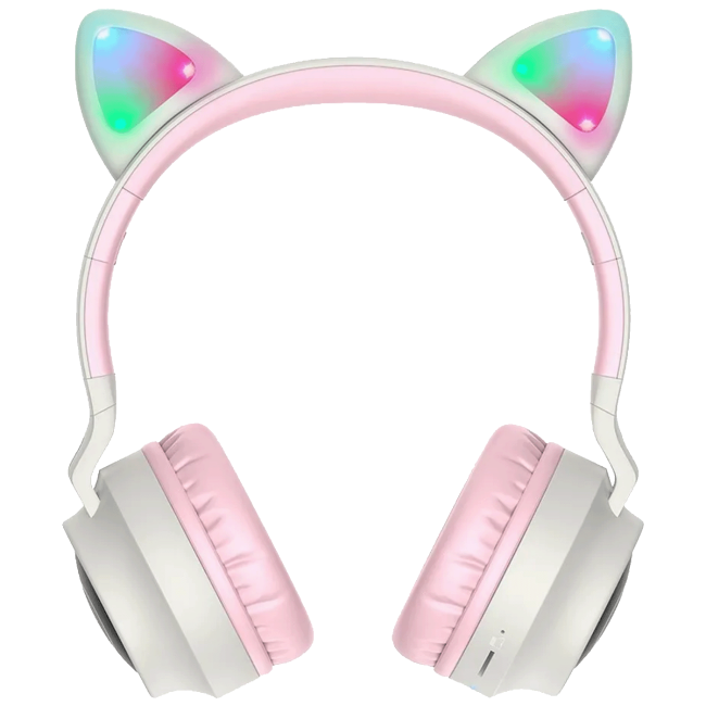 hoco. Slušalice bežične, Bluetooth - W27 Cat Ear Gray - Image 2