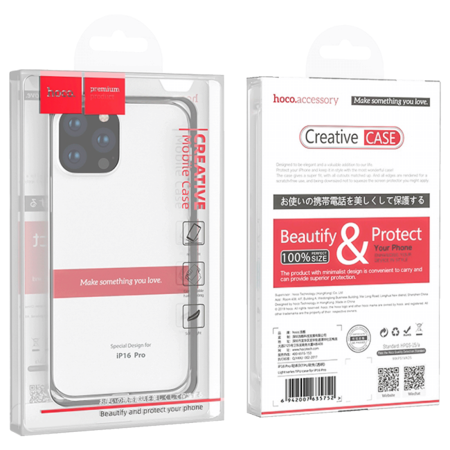 hoco. Maska za iPhone 16 Pro - TPU case for iP16 Pro - Image 2