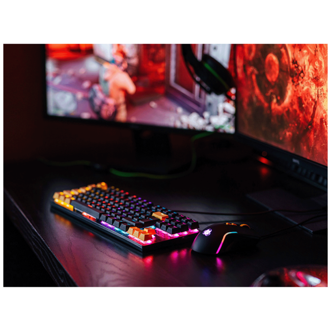 Tracer Tastatura sa osvjetljenjem, optički miš, gaming set, USB - GAMEZONE HORNET87 USB - Image 6