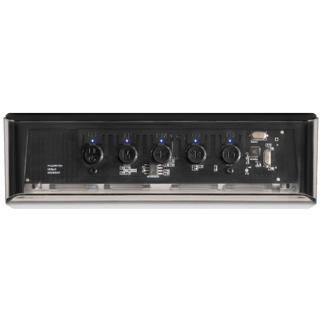 home Sat sa alarmom, FM radio, Bluetooth, microSD, USB, 3W - MECHACLOCK - Image 3