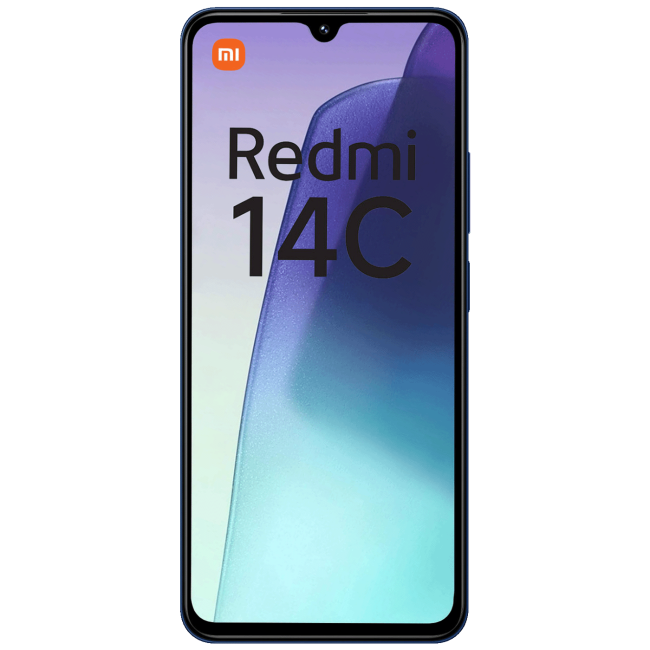 Xiaomi Smartphone 6.88", Octa Core 2.0GHz,RAM 4GB, 50Mpixel - Redmi 14C 4GB/128GB Blue